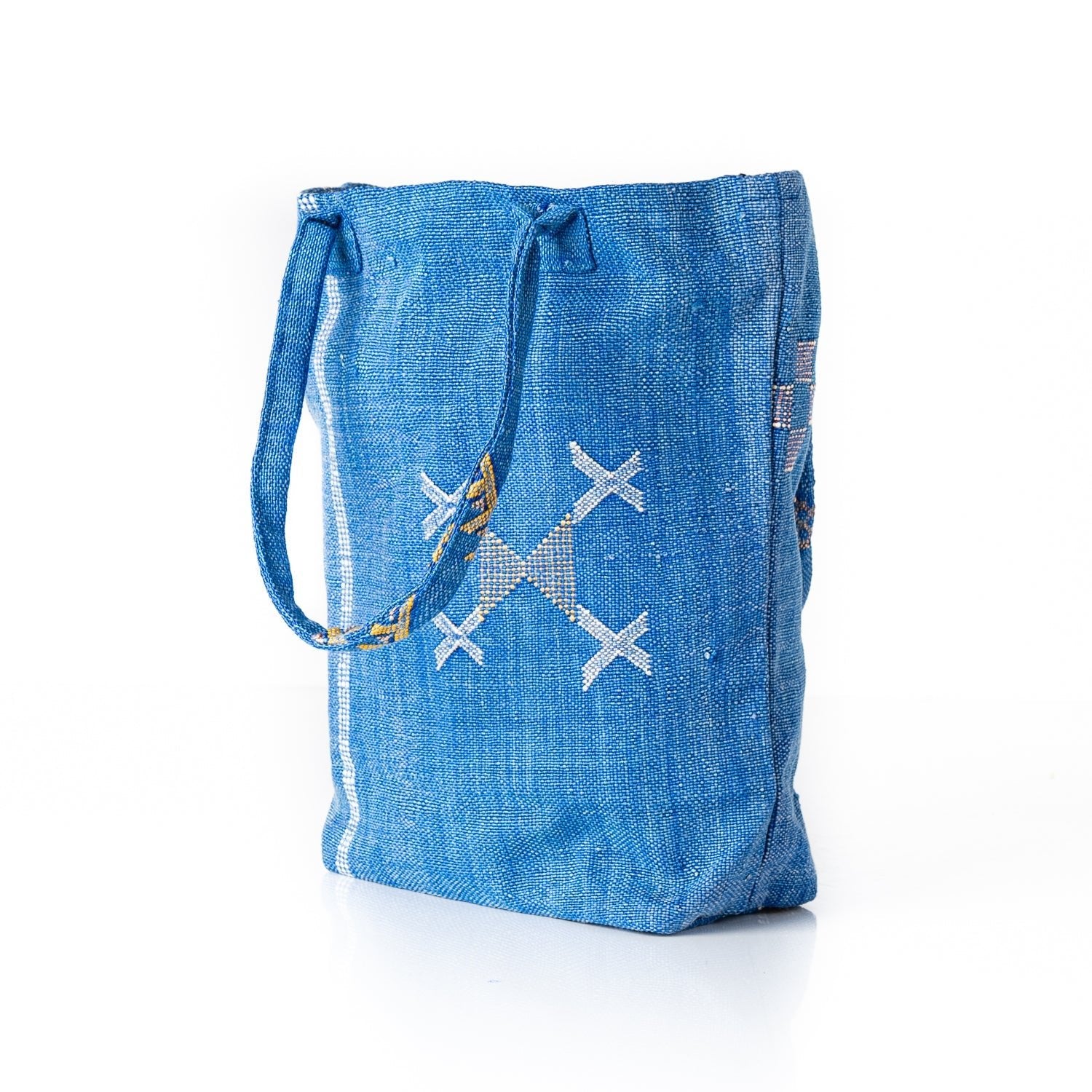 Ocean Blue - Tote Cactus Silk bag - Benisouk