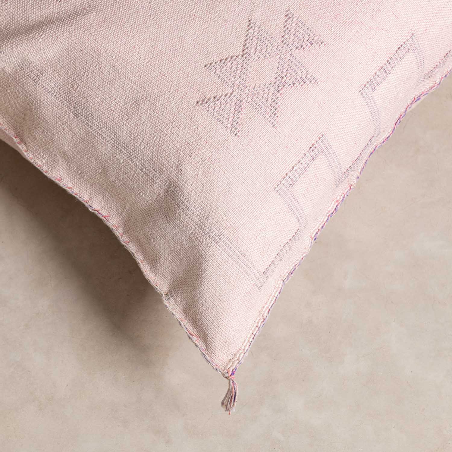 Pink Cactus silk pillow cover - Benisouk
