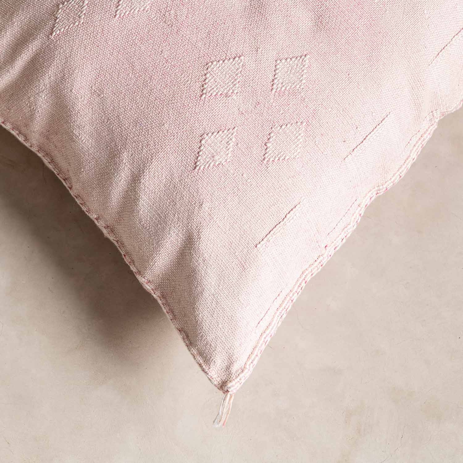 Pink Cactus silk pillow cover - Benisouk