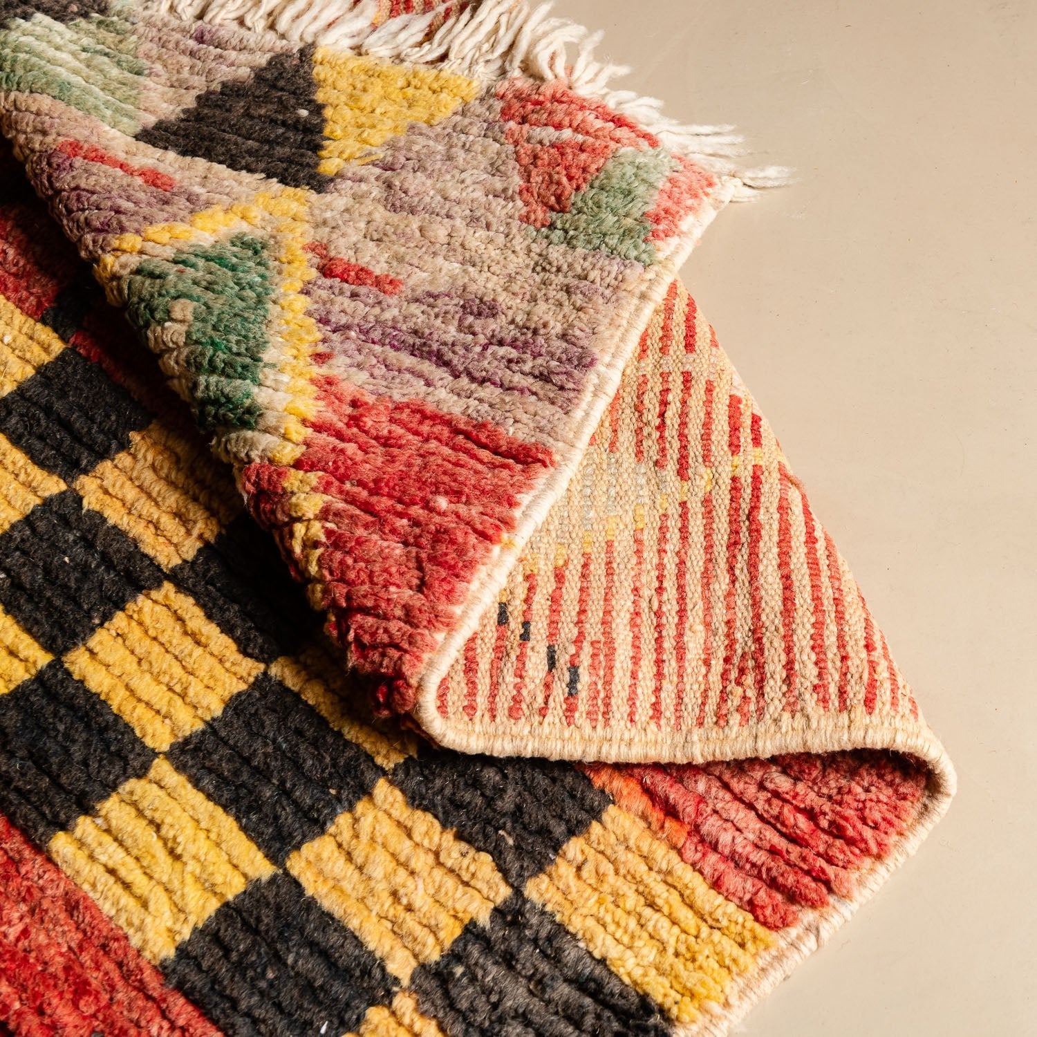 Shadia - vintage boujad rug - Benisouk