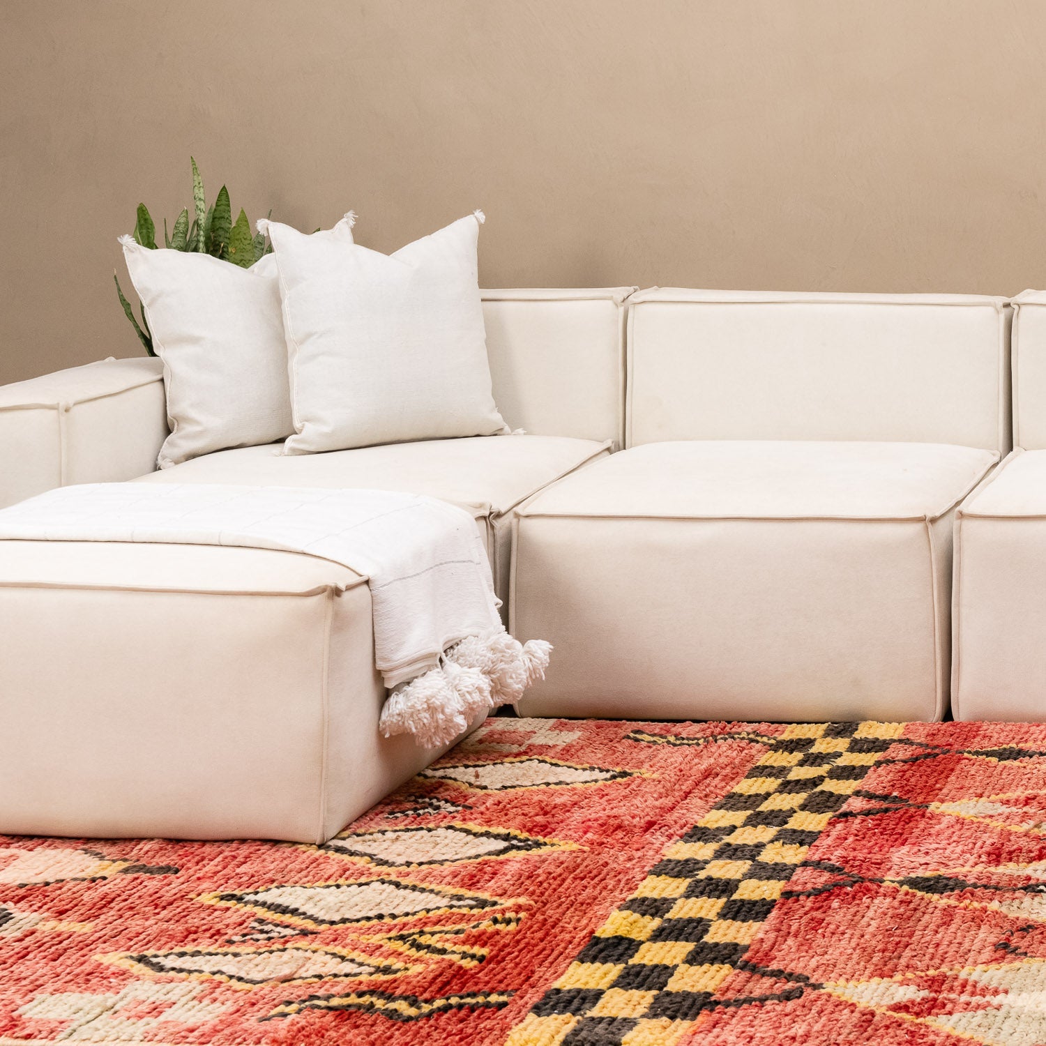 Shadia - vintage boujad rug - Benisouk