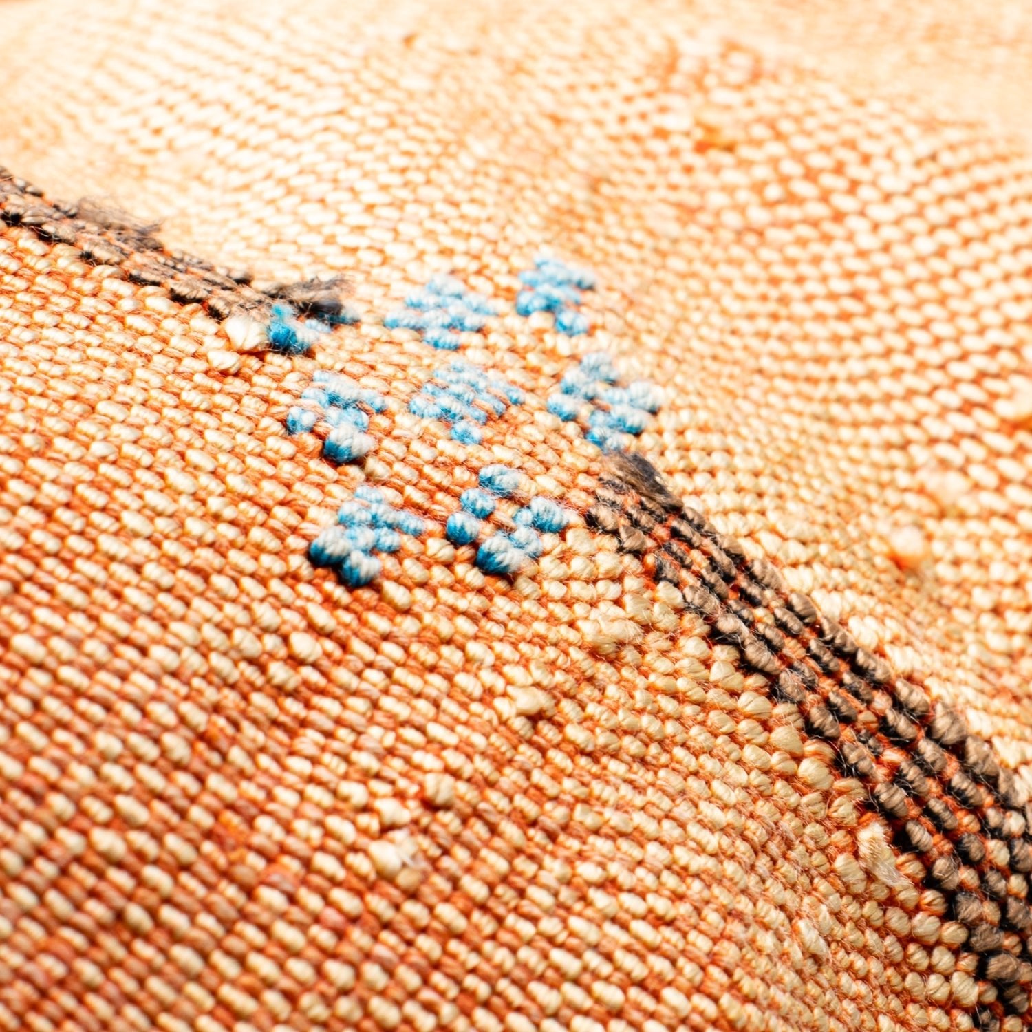 Sunset Orange - Tote Cactus Silk bag - Benisouk