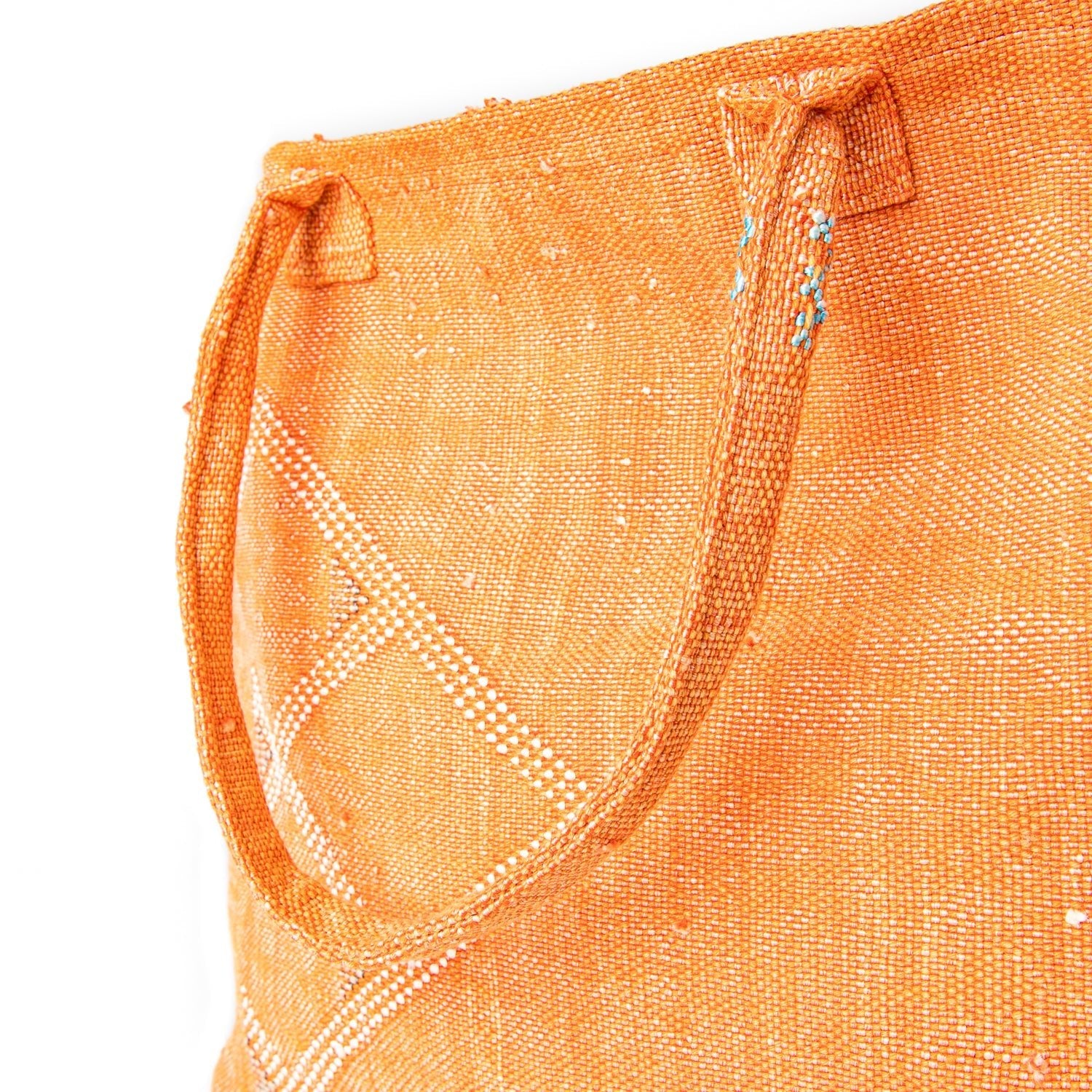 Sunset Orange - Tote Cactus Silk bag - Benisouk