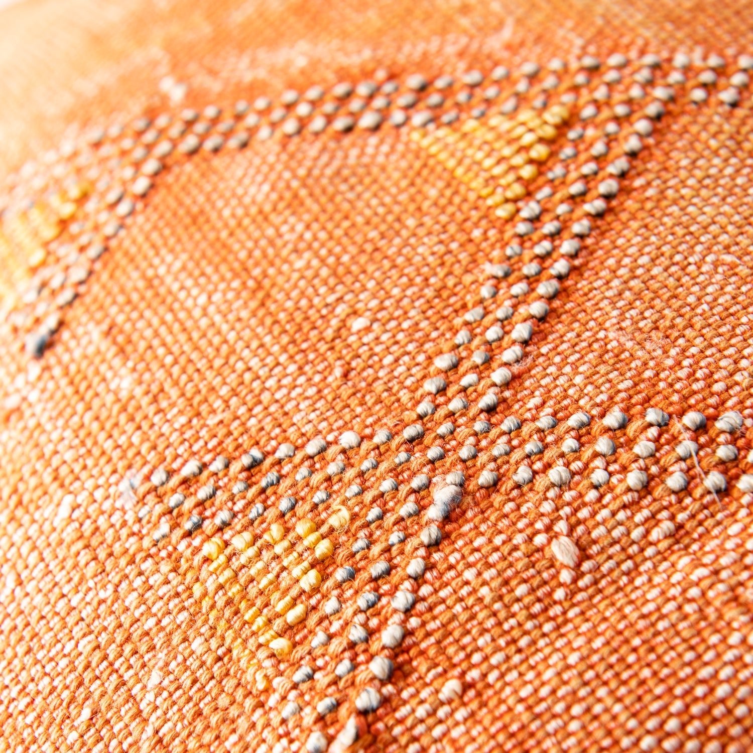 Sunset Orange - Tote Cactus Silk bag - Benisouk