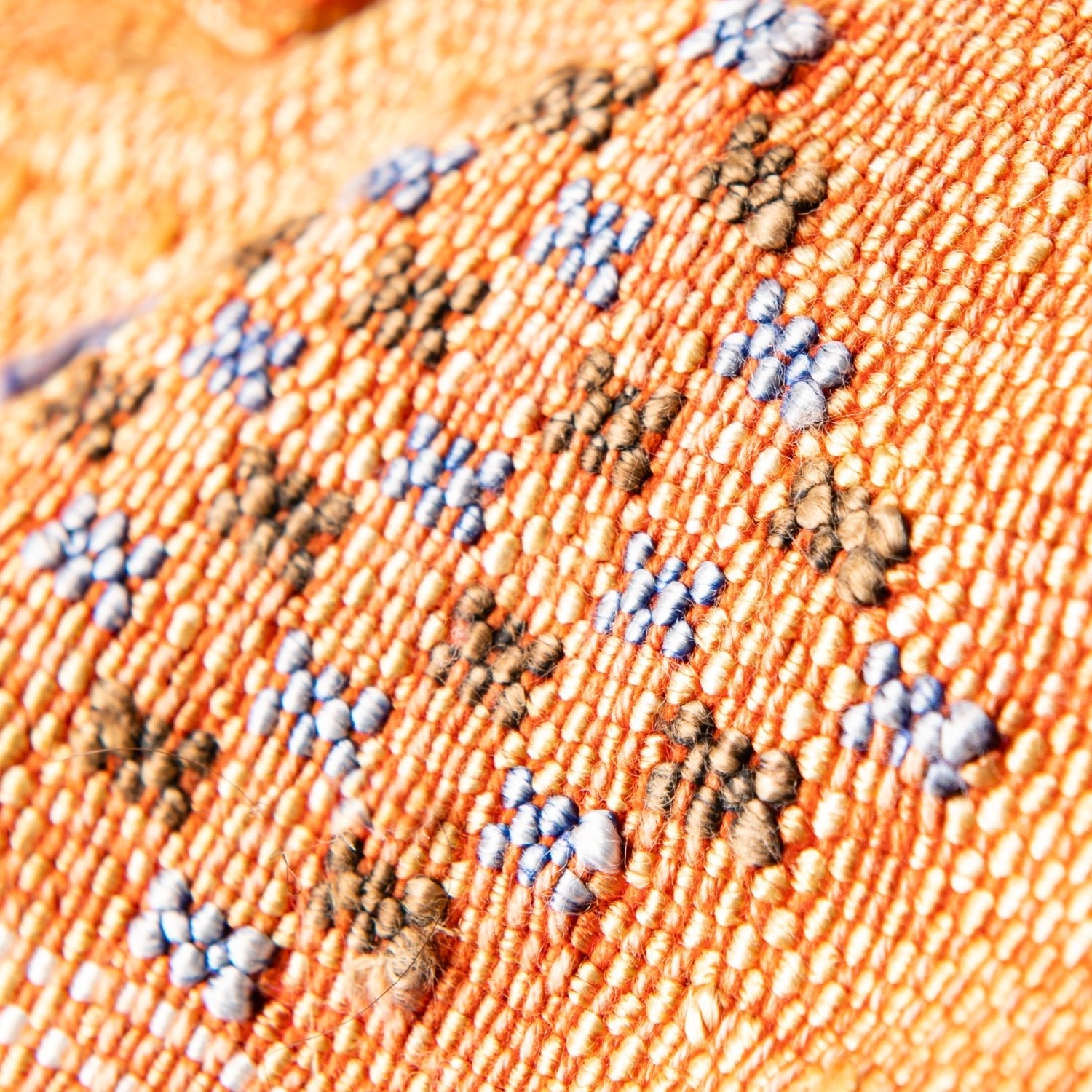 Sunset Orange - Tote Cactus Silk bag - Benisouk