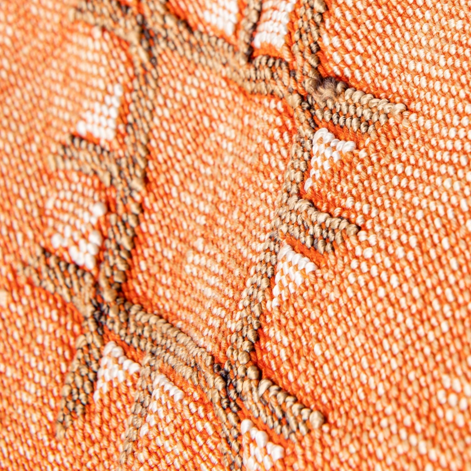 Sunset Orange - Tote Cactus Silk bag - Benisouk