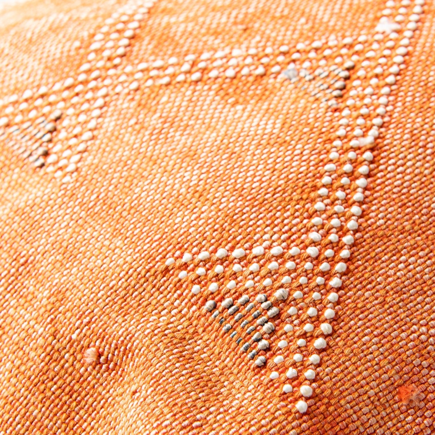 Sunset Orange - Tote Cactus Silk bag - Benisouk