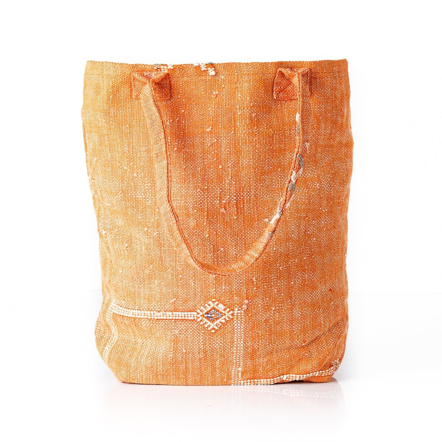 Sunset Orange - Tote Cactus Silk bag - Benisouk