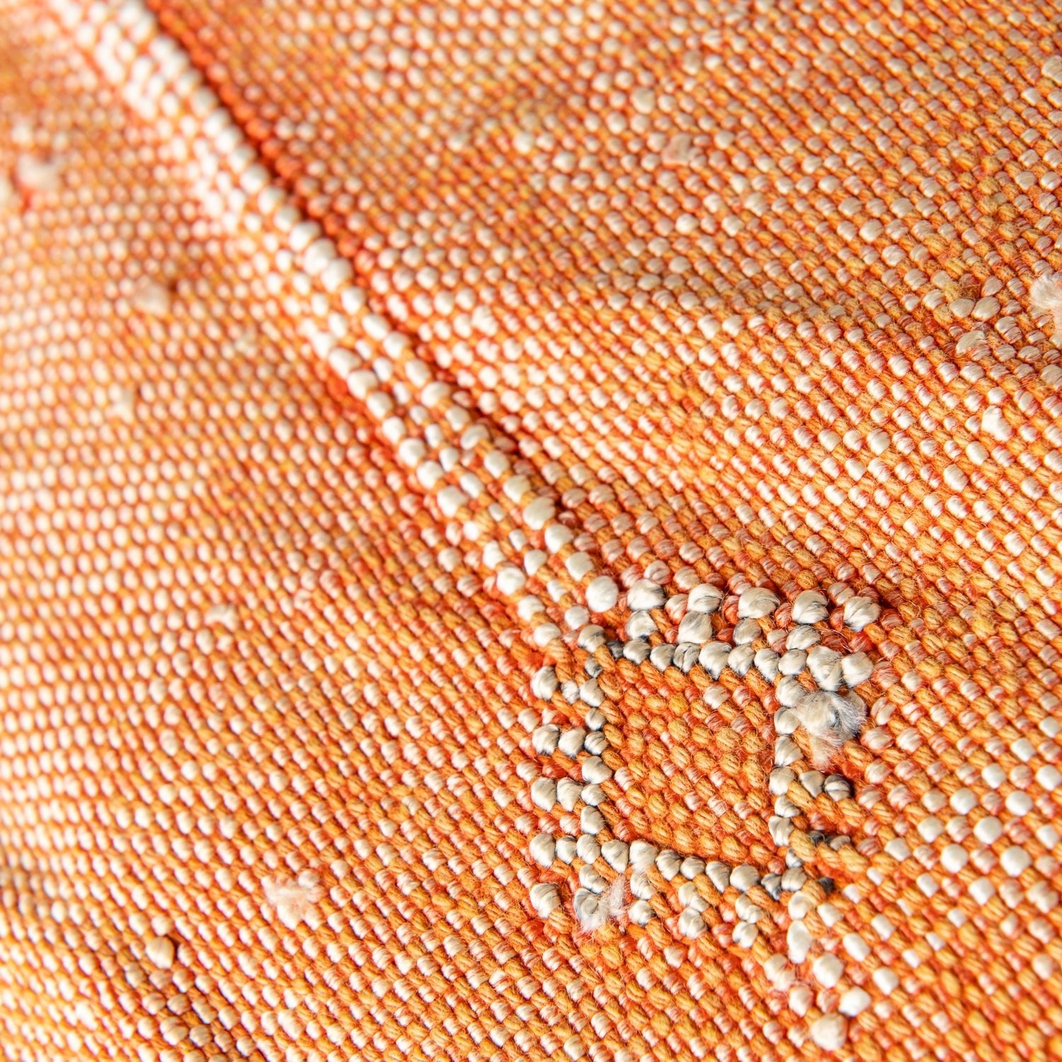 Sunset Orange - Tote Cactus Silk bag - Benisouk