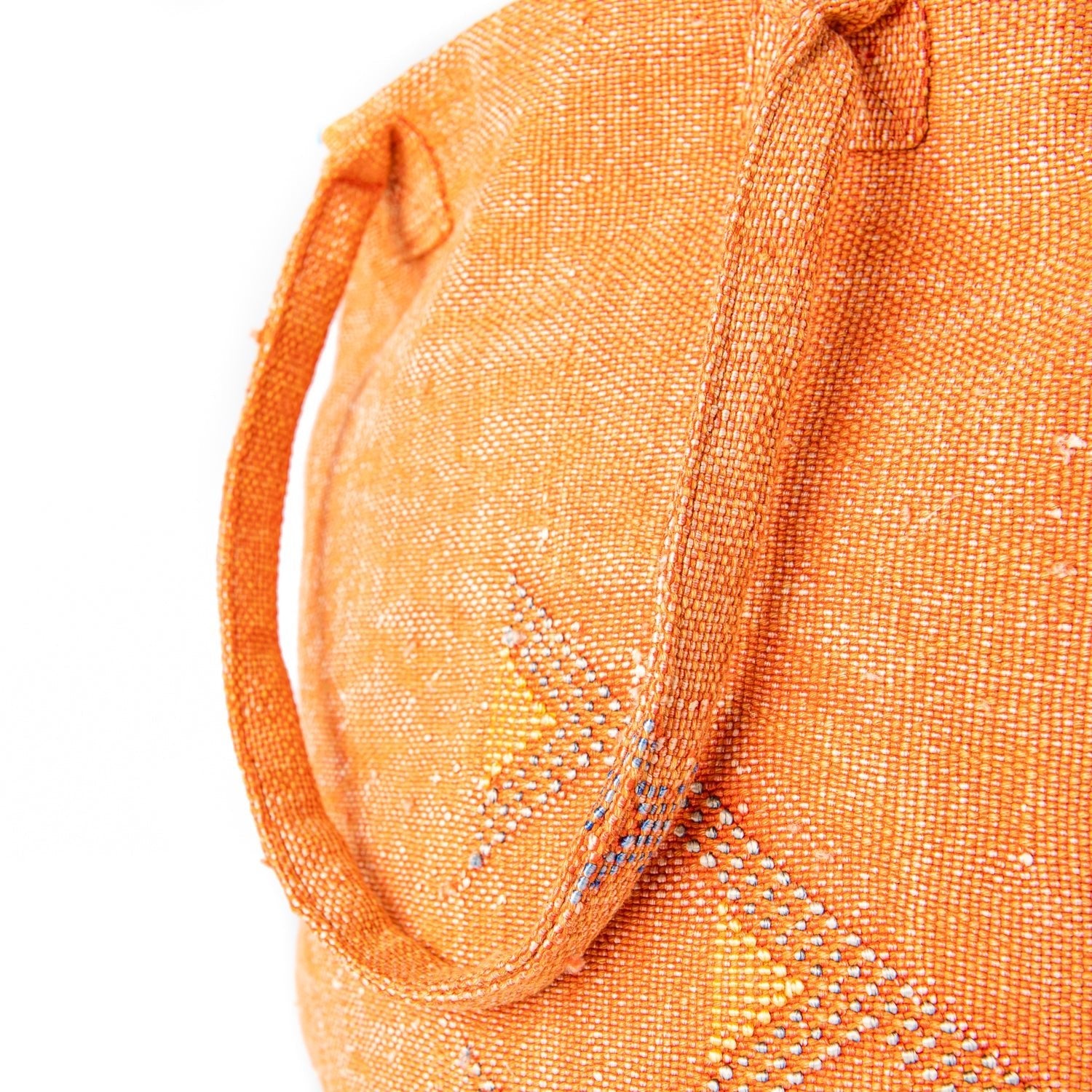 Sunset Orange - Tote Cactus Silk bag - Benisouk