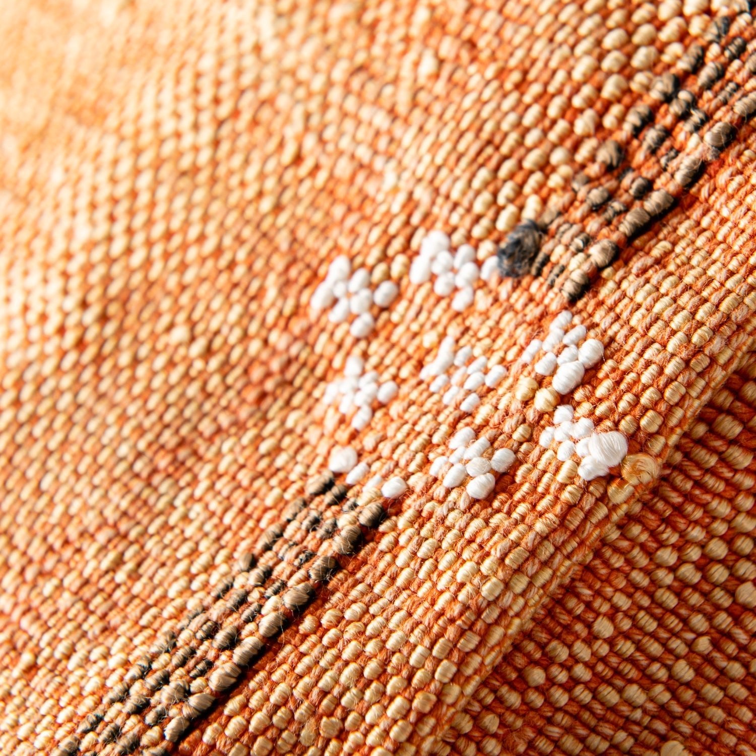 Sunset Orange - Tote Cactus Silk bag - Benisouk