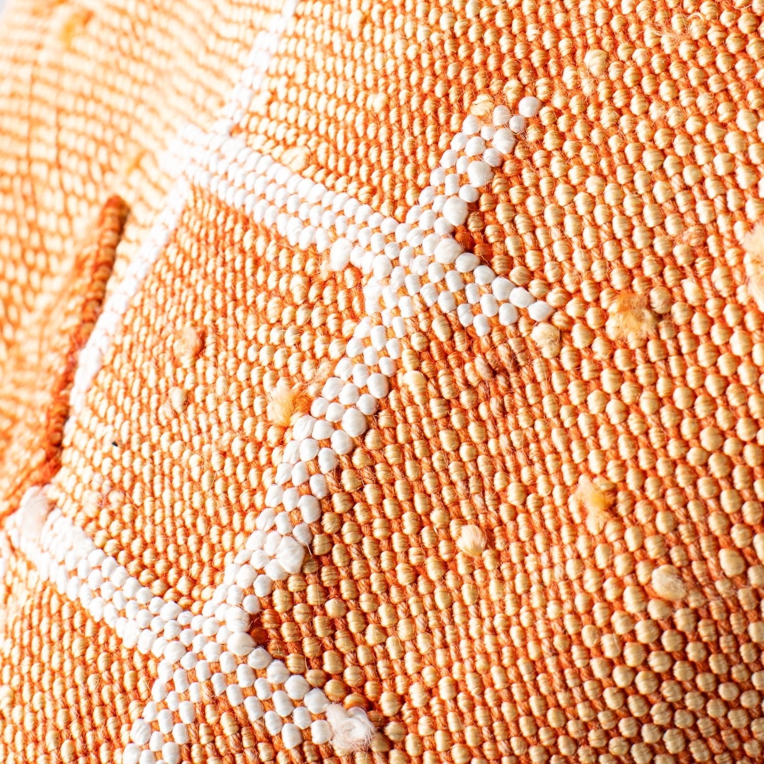 Sunset Orange - Tote Cactus Silk bag - Benisouk