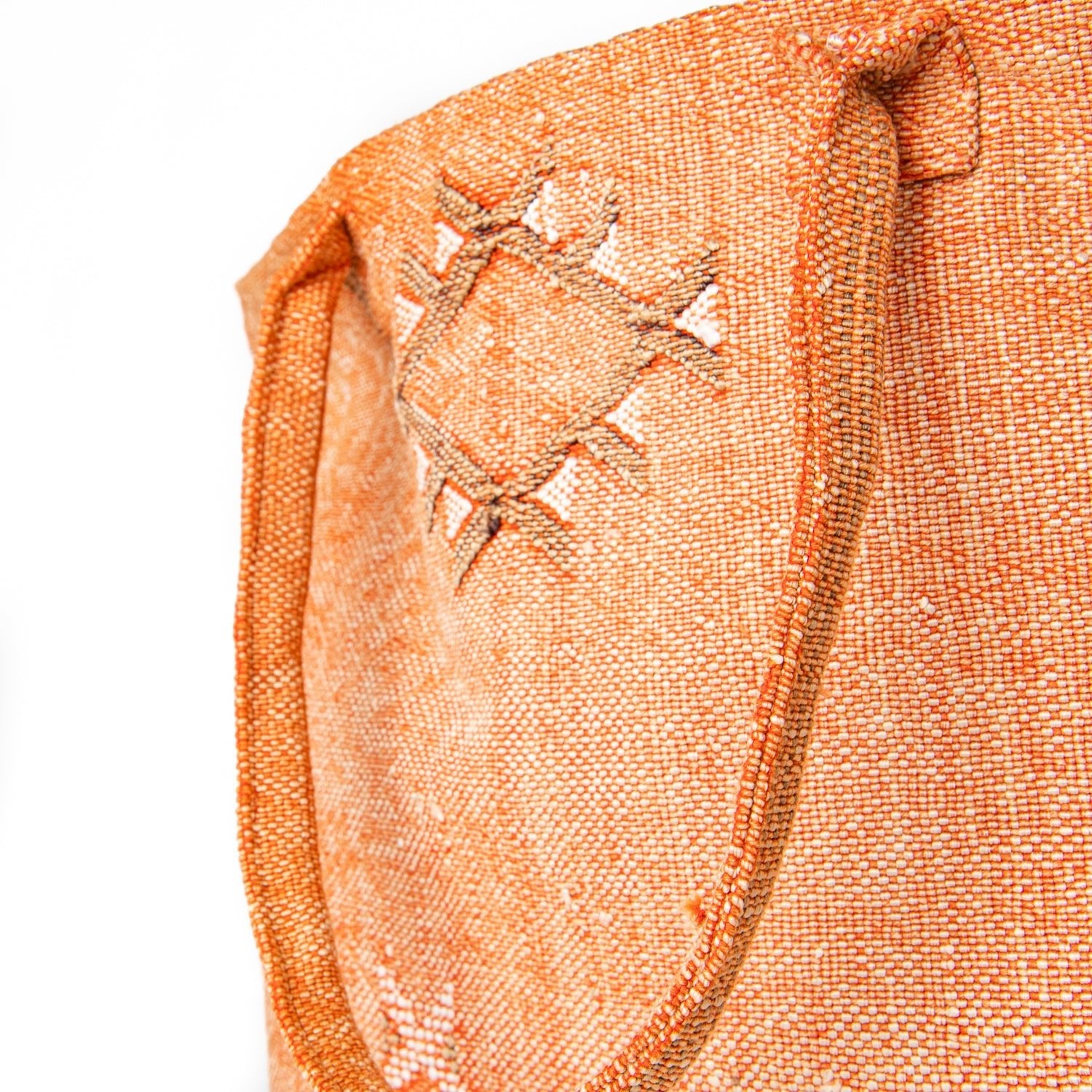 Sunset Orange - Tote Cactus Silk bag - Benisouk