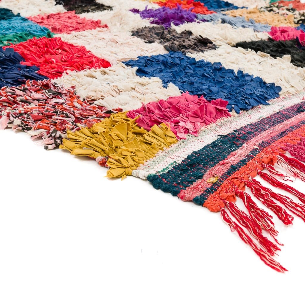 Miloudi - vintage boucherouite rug