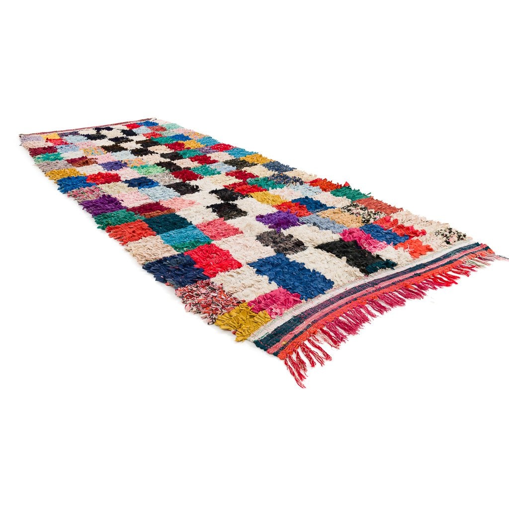 Miloudi - vintage boucherouite rug