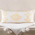 White Cactus silk pillow cover