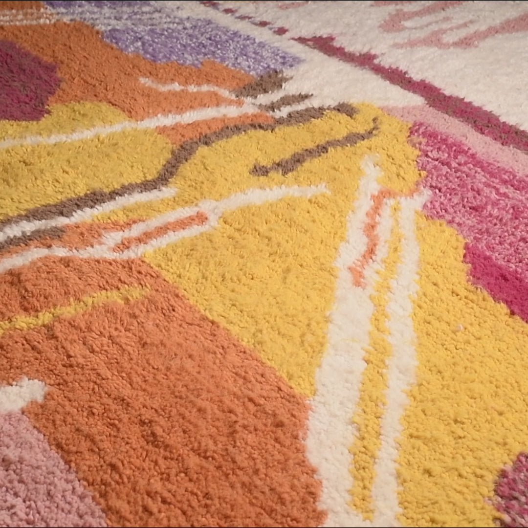 Arinas  Shag-Teppich aus Marokko