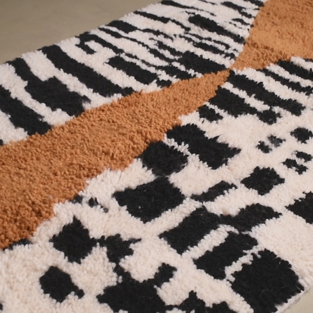 Zamani – Hochflor Marokkanischer Läuferteppich